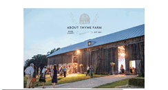 Desktop Screenshot of aboutthymefarm.com